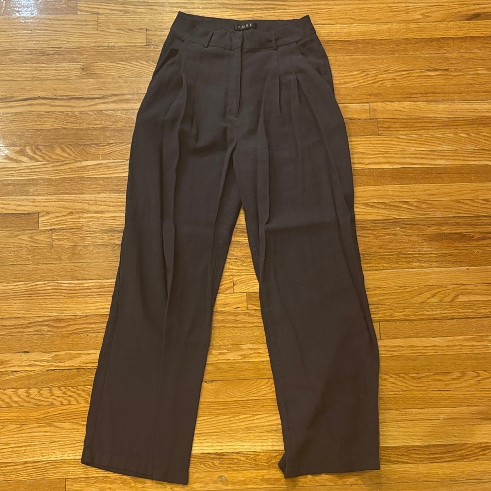 Black Wide-Leg Trousers